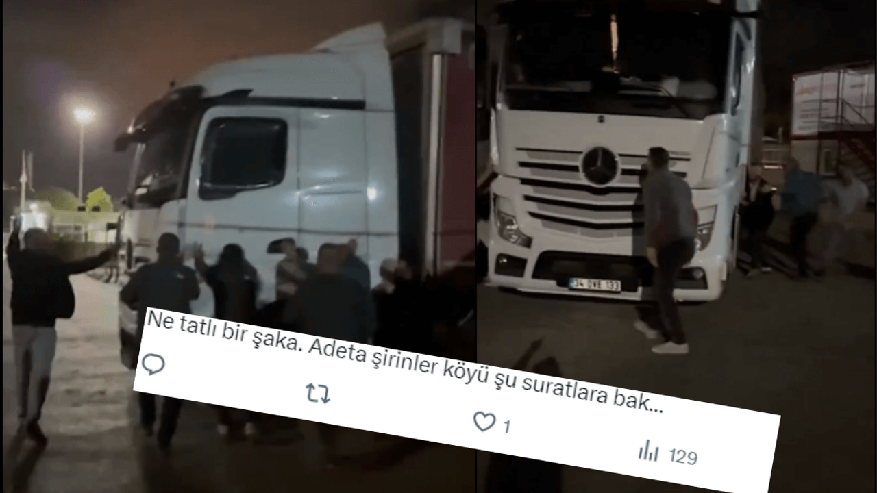 TIR’da Uyuyan Şoföre Yapılan Deprem Şakası Güldürmedi! Tepkiler Çığ Gibi Büyüdü!