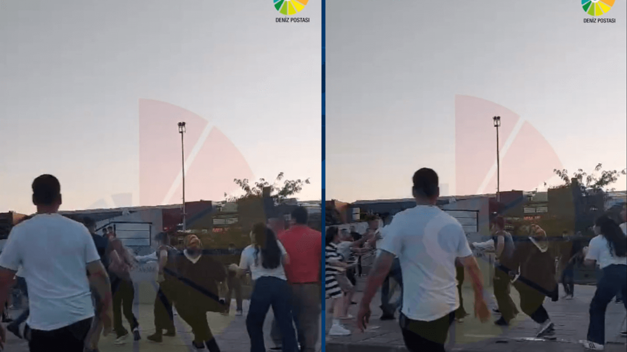 Kayseri'de Korku Dolu Anlar! Onlarca Kişi Birbirine Girdi!