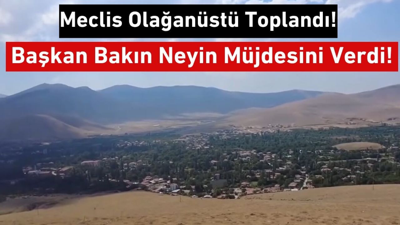 Meclis Olağanüstü Toplandı! Kayseri’de Başkan Bakın Neyin Müjdesini Verdi!