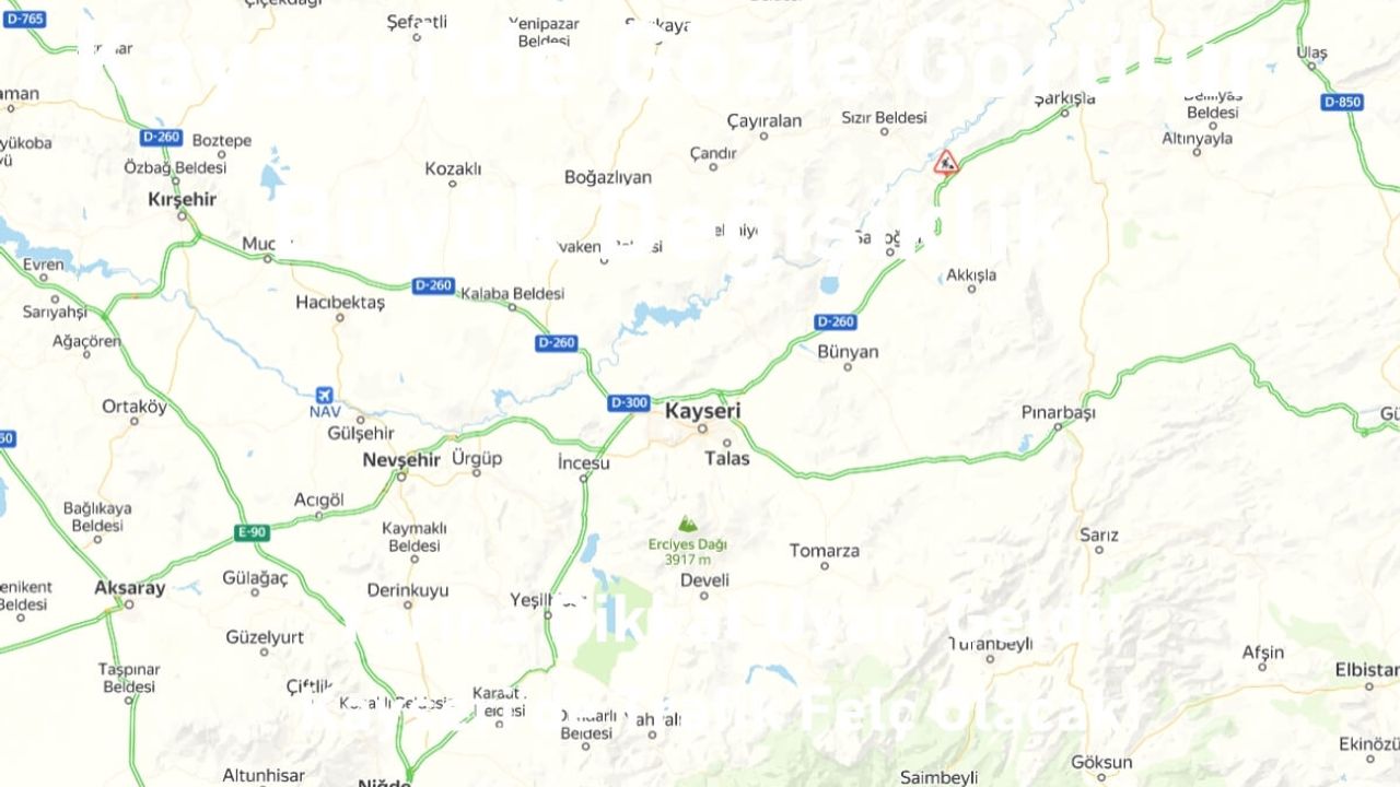 Sürücüler Dikkat! O Yollar İçin Önemli Uyarı!