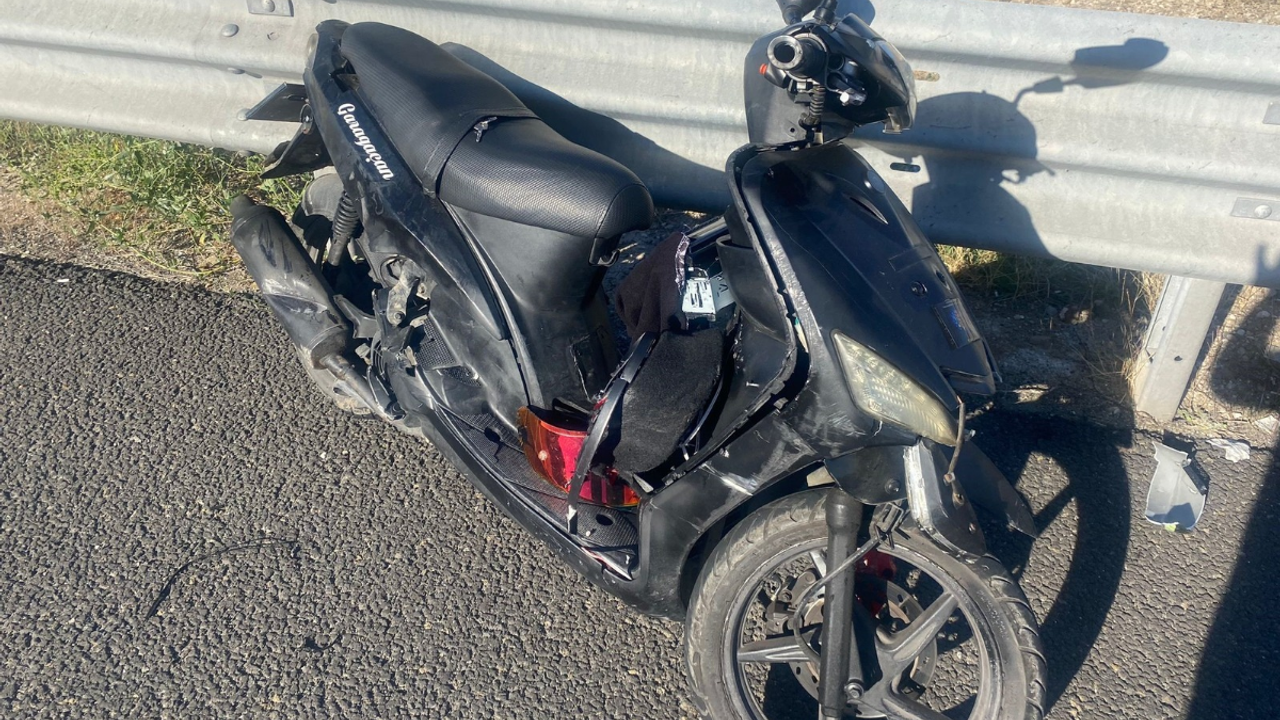 Yürekleri Hoplatan Motosiklet Kazası!