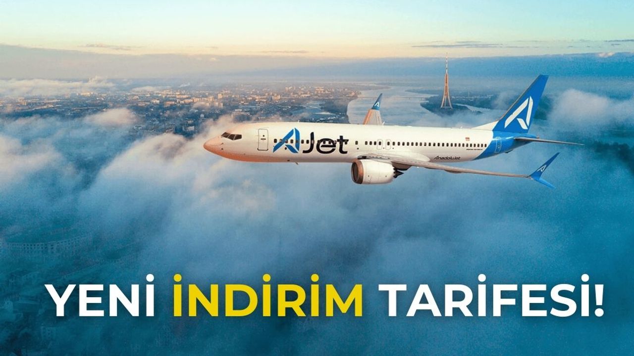 AJet, Uçak Biletinde İndirim Tarifesine Gidiyor!