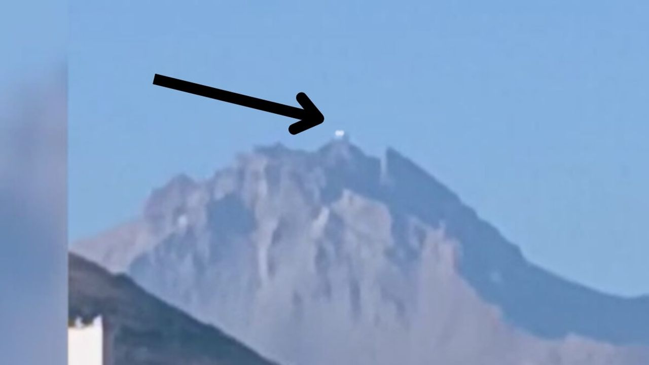 Erciyes’in Tepesinde Merak Uyandıran Gizemli Işığın Ne Olduğu Ortaya Çıktı!