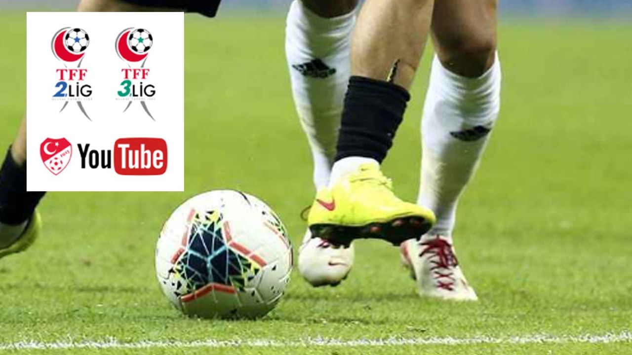 TFF 2. ve 3. Lig'de Canlı Yayınlanacak Maçlar Belli Oldu!