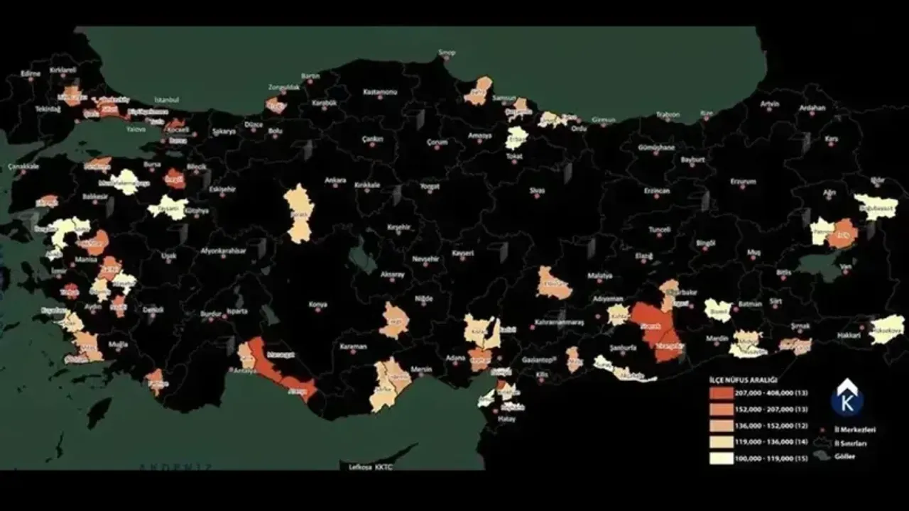 İşte il olacak ilçe listesi! 82,83, 84 plakalar bile hazır
