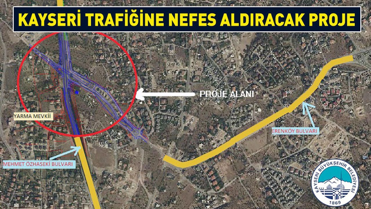Kayseri Trafiğine Nefes Aldıracak Proje! Alternatif Güzergah Olacak