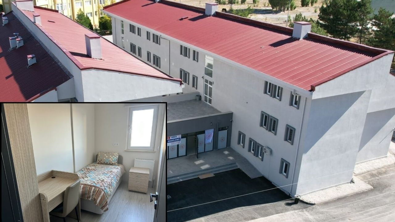 Kayseri’de Öğrenci Yurdu 5 Yıldızlı Otel Konforuyla Dikkat Çekiyor