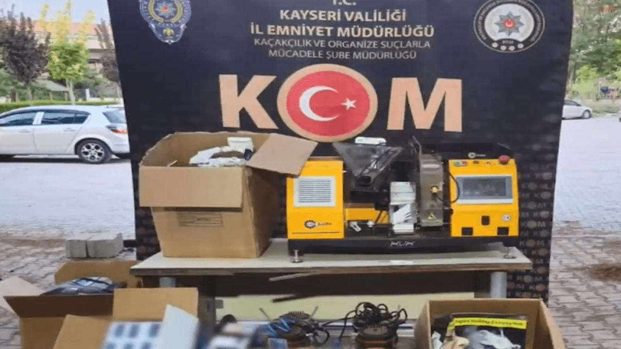 Kayseri Bünyan’da Kaçak Sigara Operasyonu!