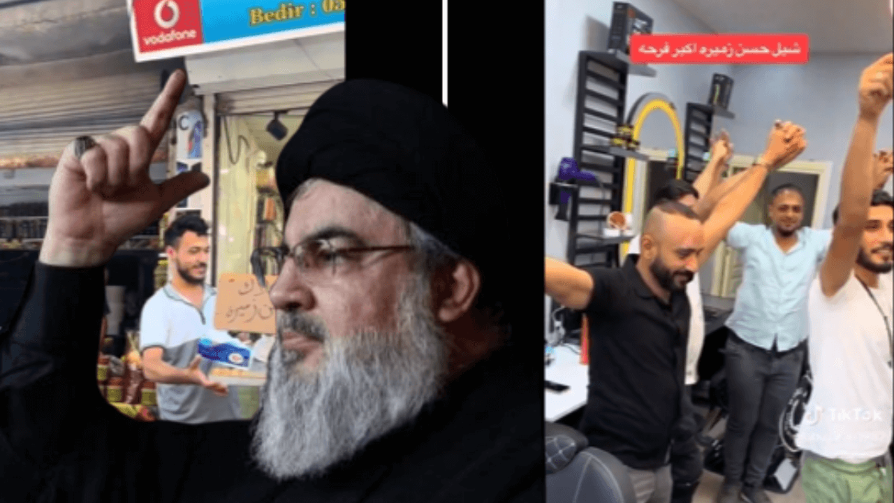 Hizbullah Liderinin Ölümünü Kutlayan Sığınmacılar Bakın Ne Dağıttı!