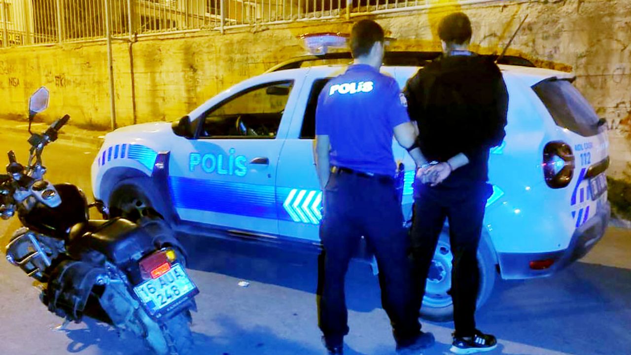 Kayseri'de Motosiklet Çalan Hırsız Bakın Nasıl Yakalandı!
