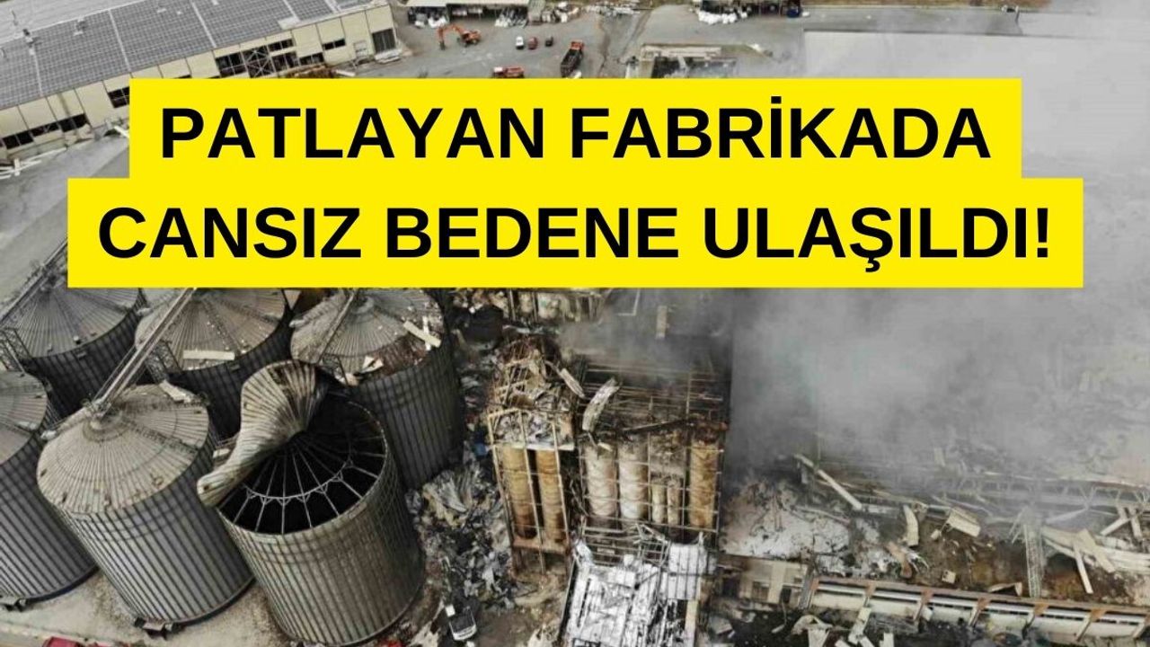 Sakarya'da Patlayan Fabrikada Cansız Bedene Ulaşıldı!