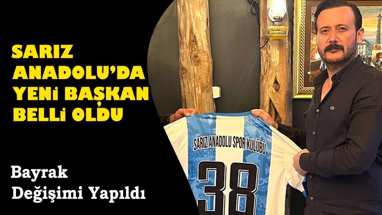 Sarız Anadoluspor'da Yeni Başkan Belli Oldu!