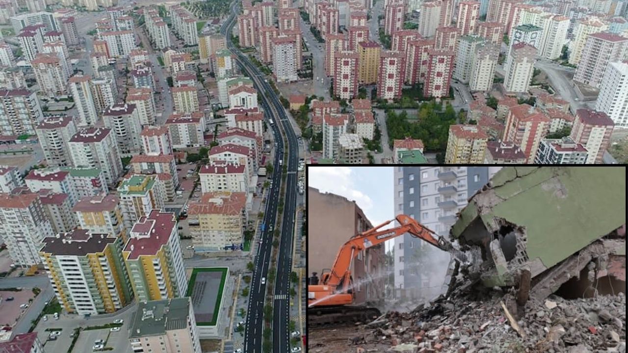 Talas’ta O Bölgede 23 Blok Birden Yıkılacak! Belediyeden İlginç İlan