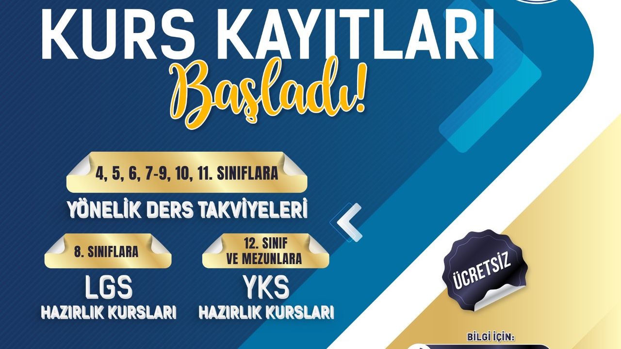 Kayseri'de Kurs Başvuruları Başladı! GENÇ KAYMEK İçin Kayıt Zamanı
