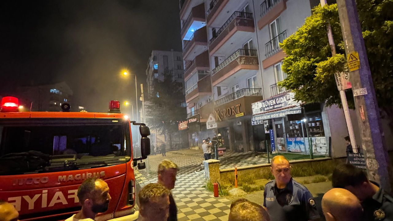 Kayseri'de Korkutan Yangın! İş Yerinde Hasar Büyük