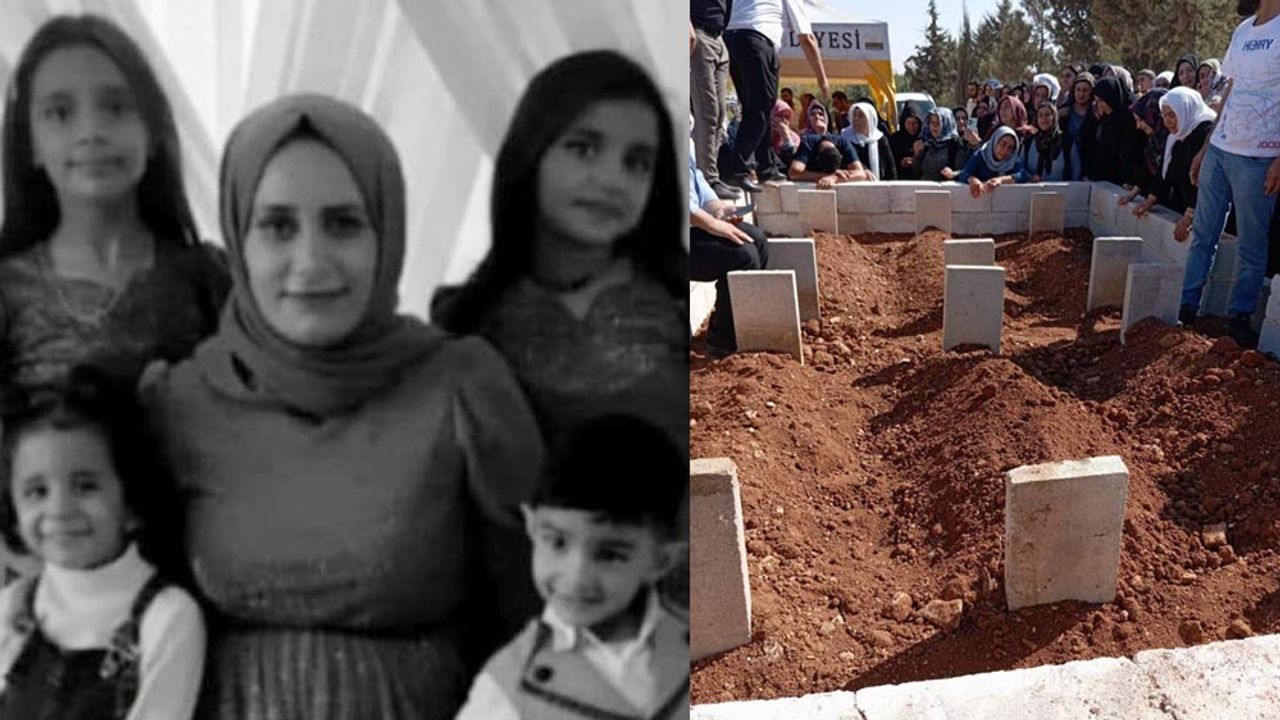 6 Kişilik aile aynı mezara defnedildi! Günün en acı karesi