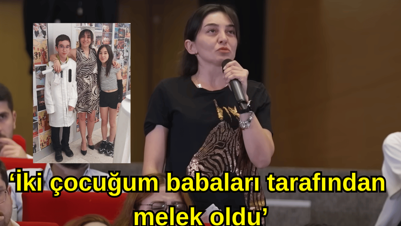 Babaları tarafından iki çocuğu öldürülen anne tüm Türkiye'yi ağlattı