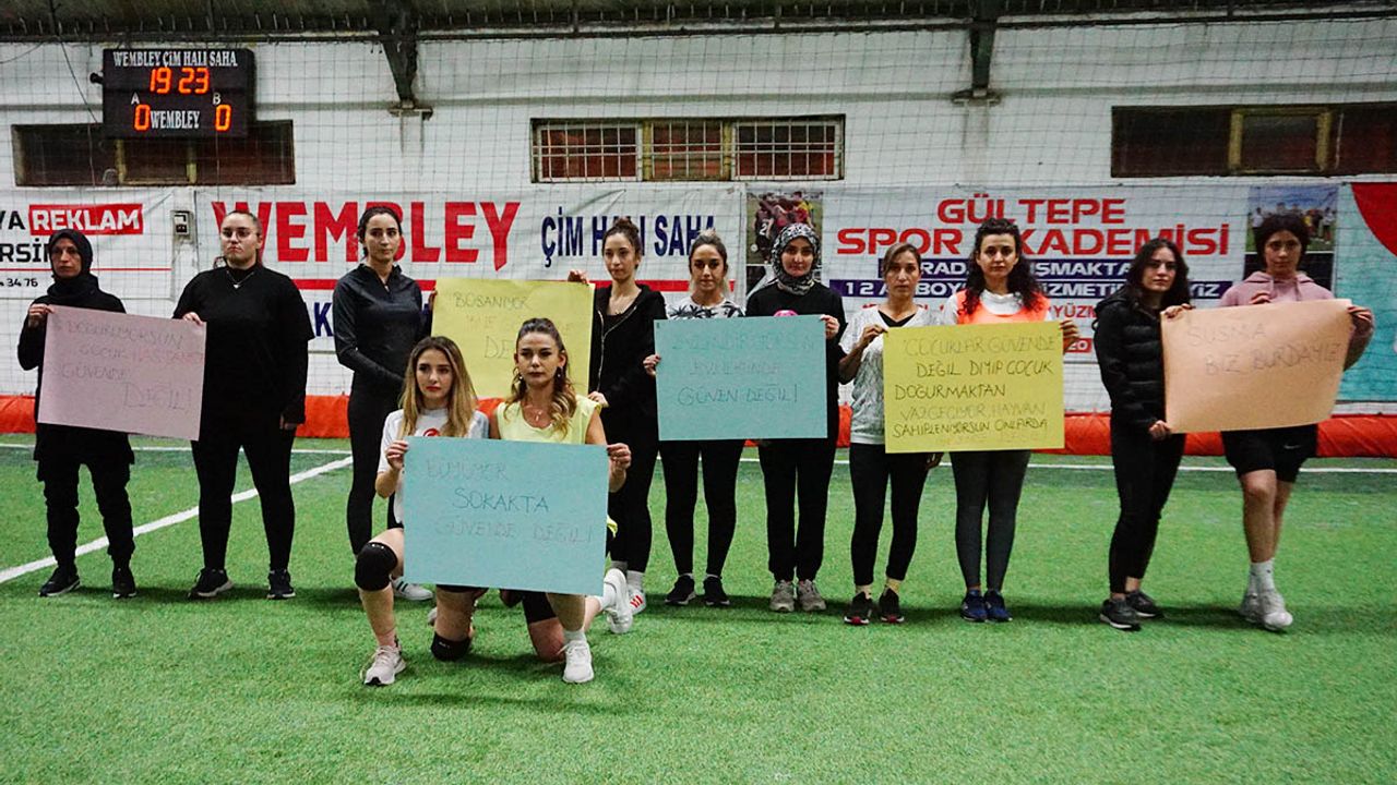 Kayseri'de çalışan kadınlar sahaya indi!