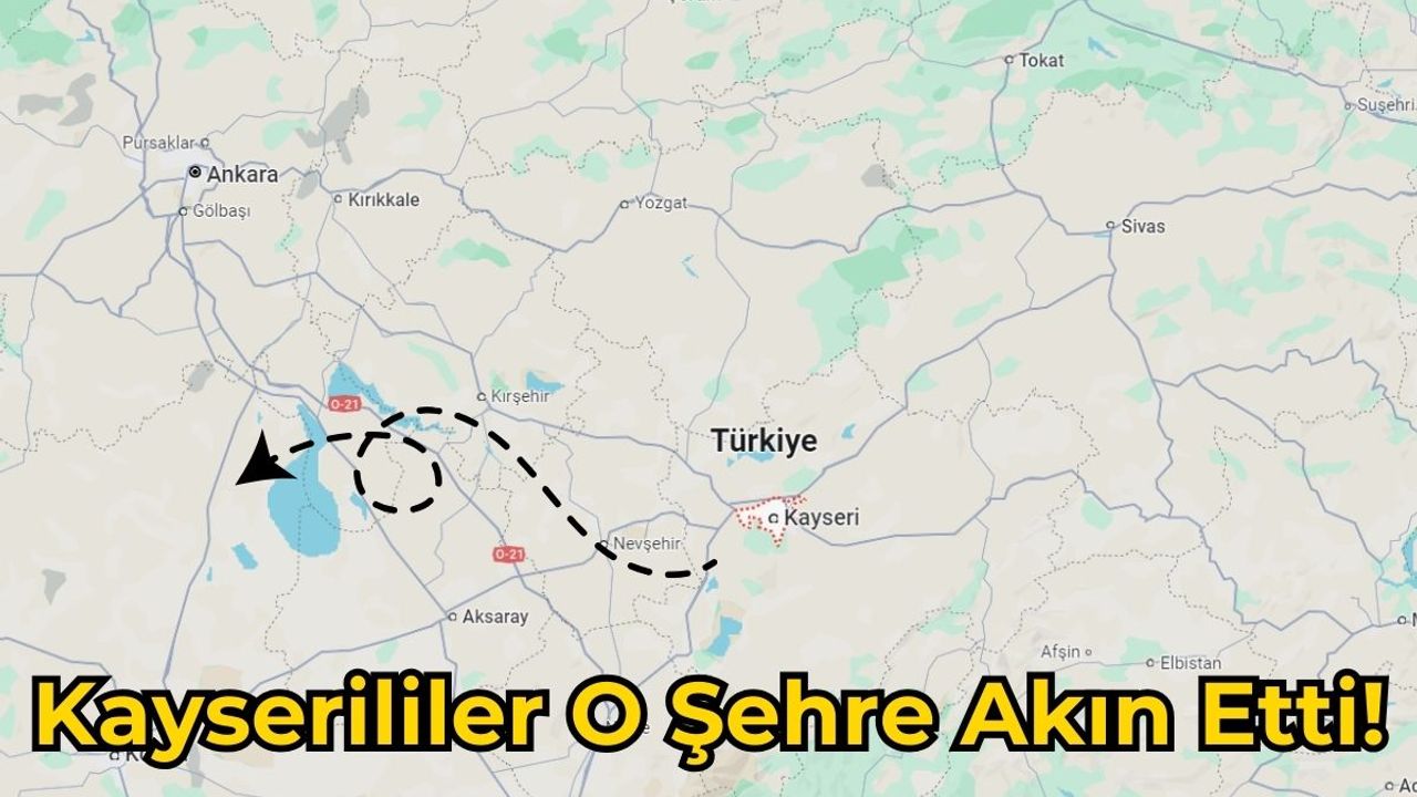 Kayserililer O Şehre Akın Etti!
