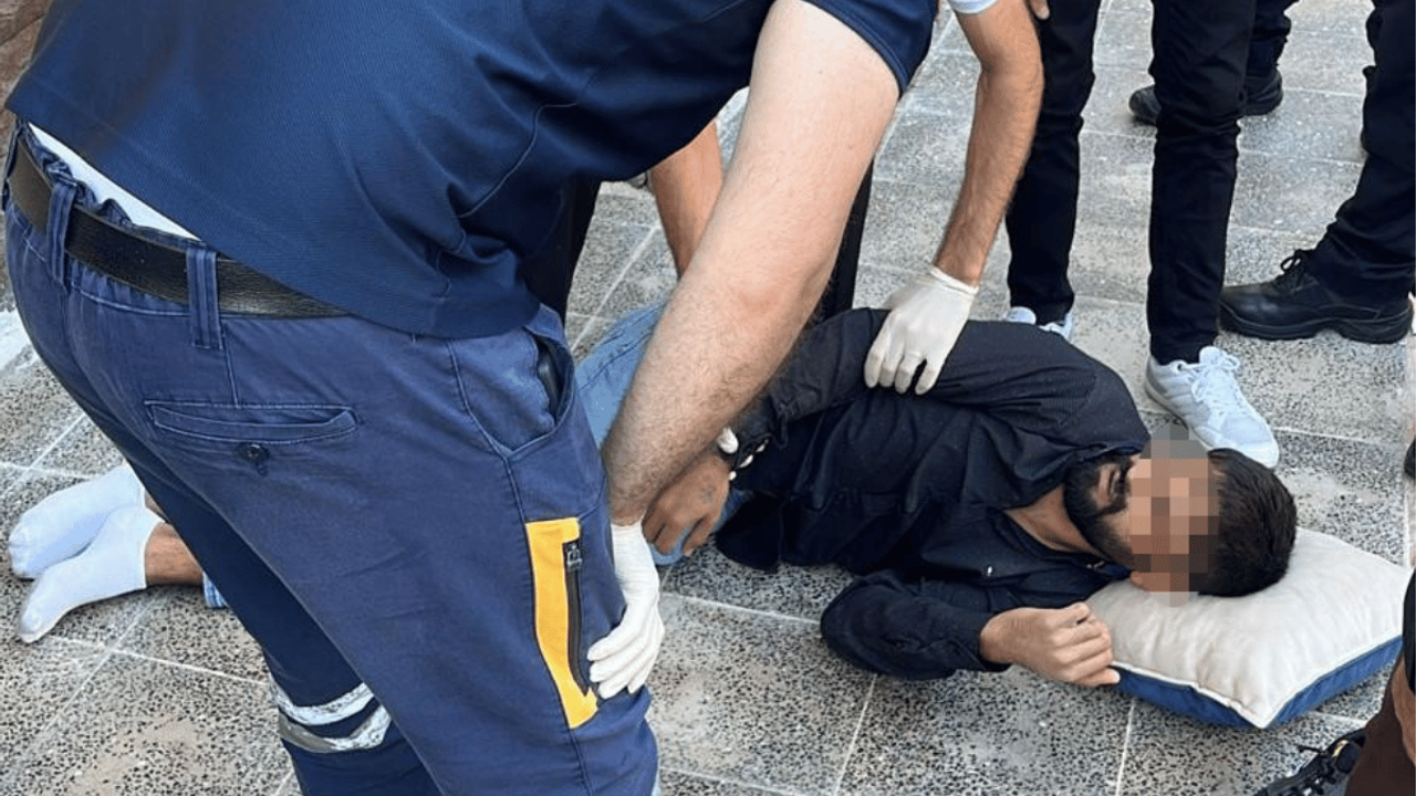 Kayseri'de yakalama emri bulunan suçlu bakın nasıl kaçtı!
