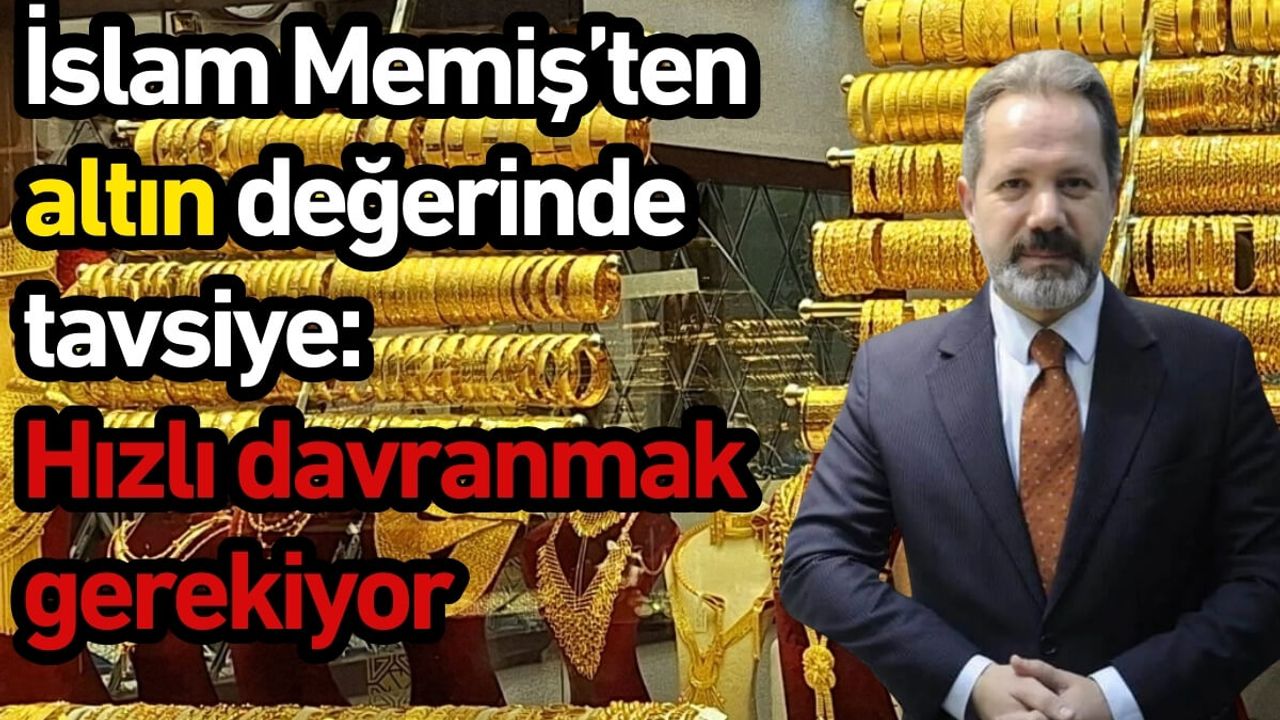 İslam Memiş’ten altın değerinde tavsiye: Hızlı davranmak gerekiyor