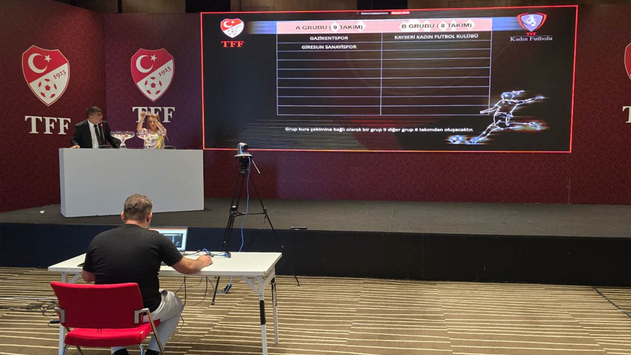 TFF Kadınlar 1. Ligi fikstürü çekildi! Kayseri Kadın FK'nın ilk rakibi belli oldu