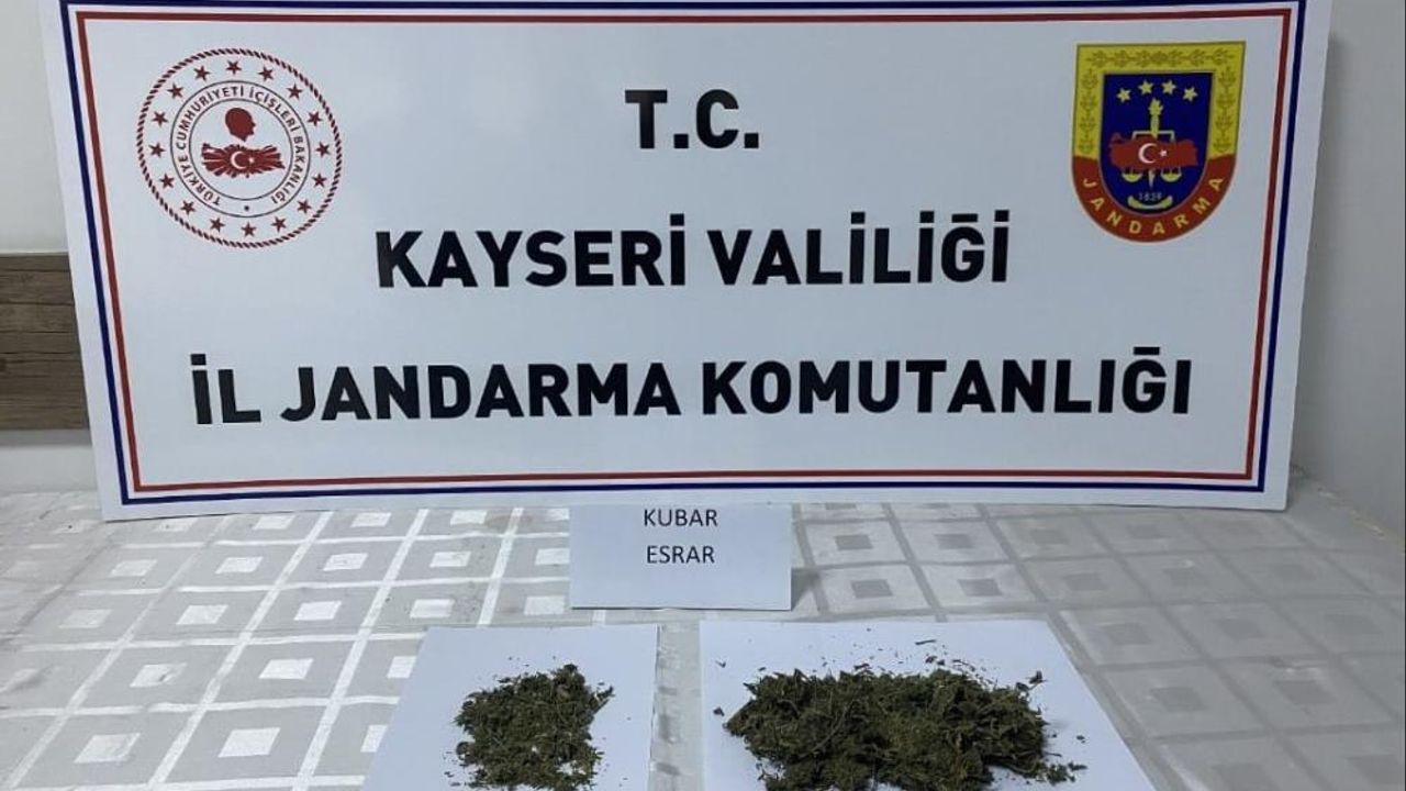 Kayseri’de uyuşturucu operasyonu! 1 kilo uyuşturucuyu bakın nereye gizlemişler?