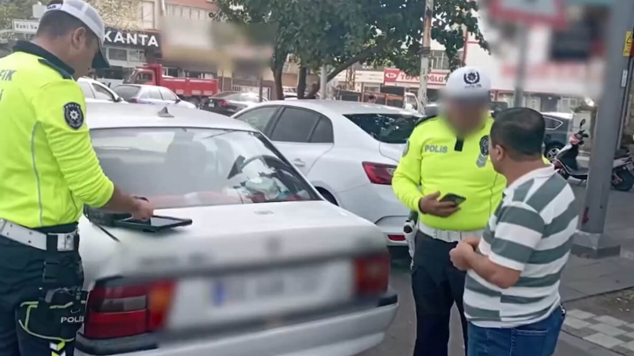 Kayseri'de ters yönde giden araç bakın ne kadar ceza yedi!