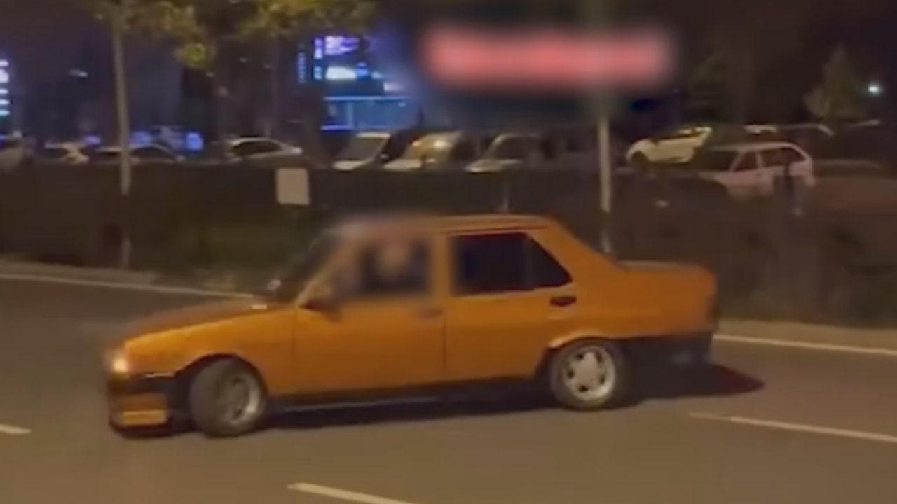 Kayseri trafiğini tehlikeye atan sürücü yakalandı!
