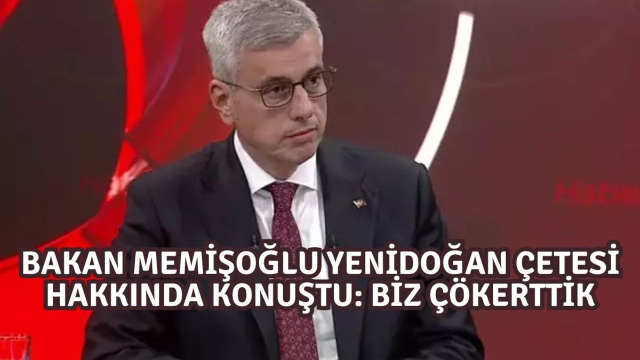 Bakan Memişoğlu Yenidoğan Çetesi hakkında konuştu: Biz çökerttik