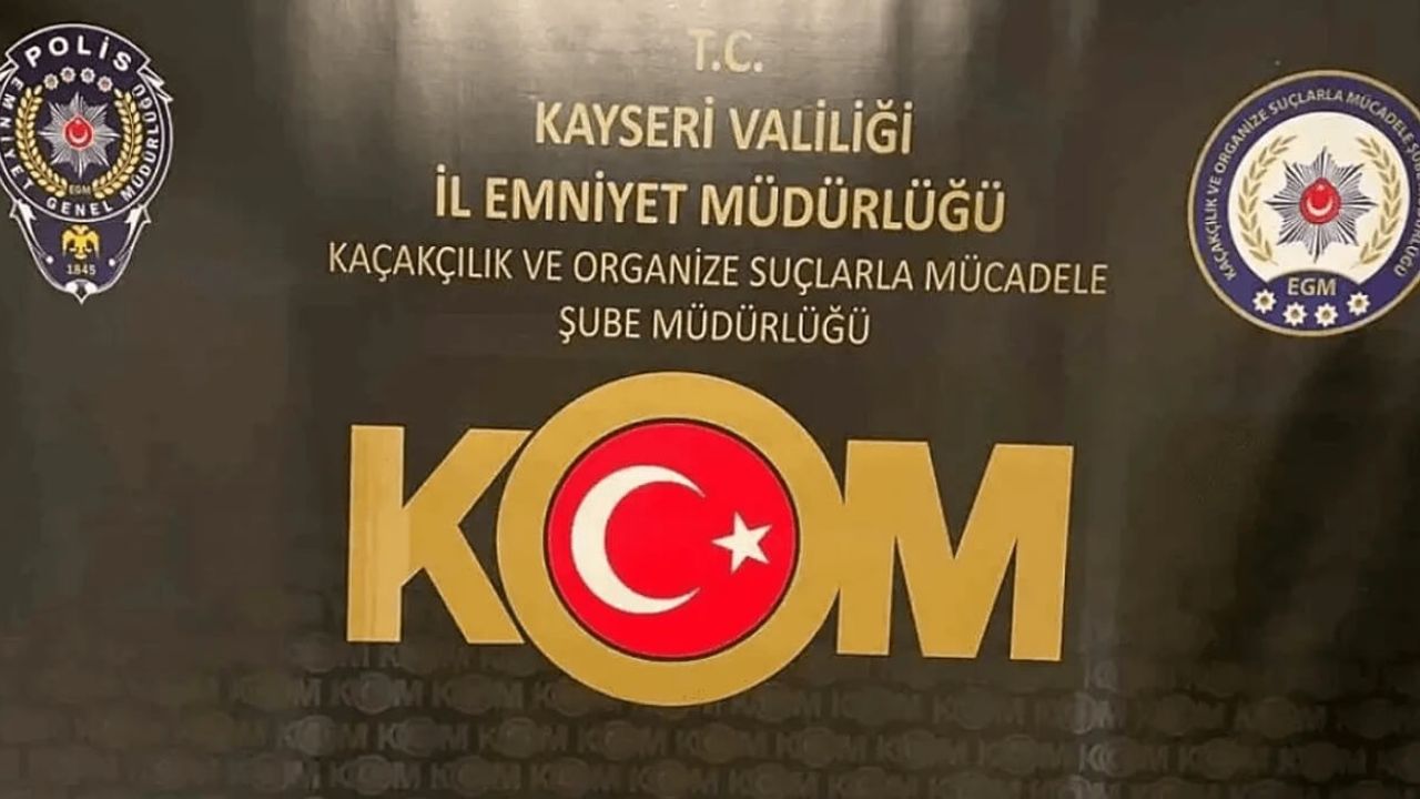 Kayseri Emniyeti'nden kaçakçılara operasyon: 2 ton ele geçirildi