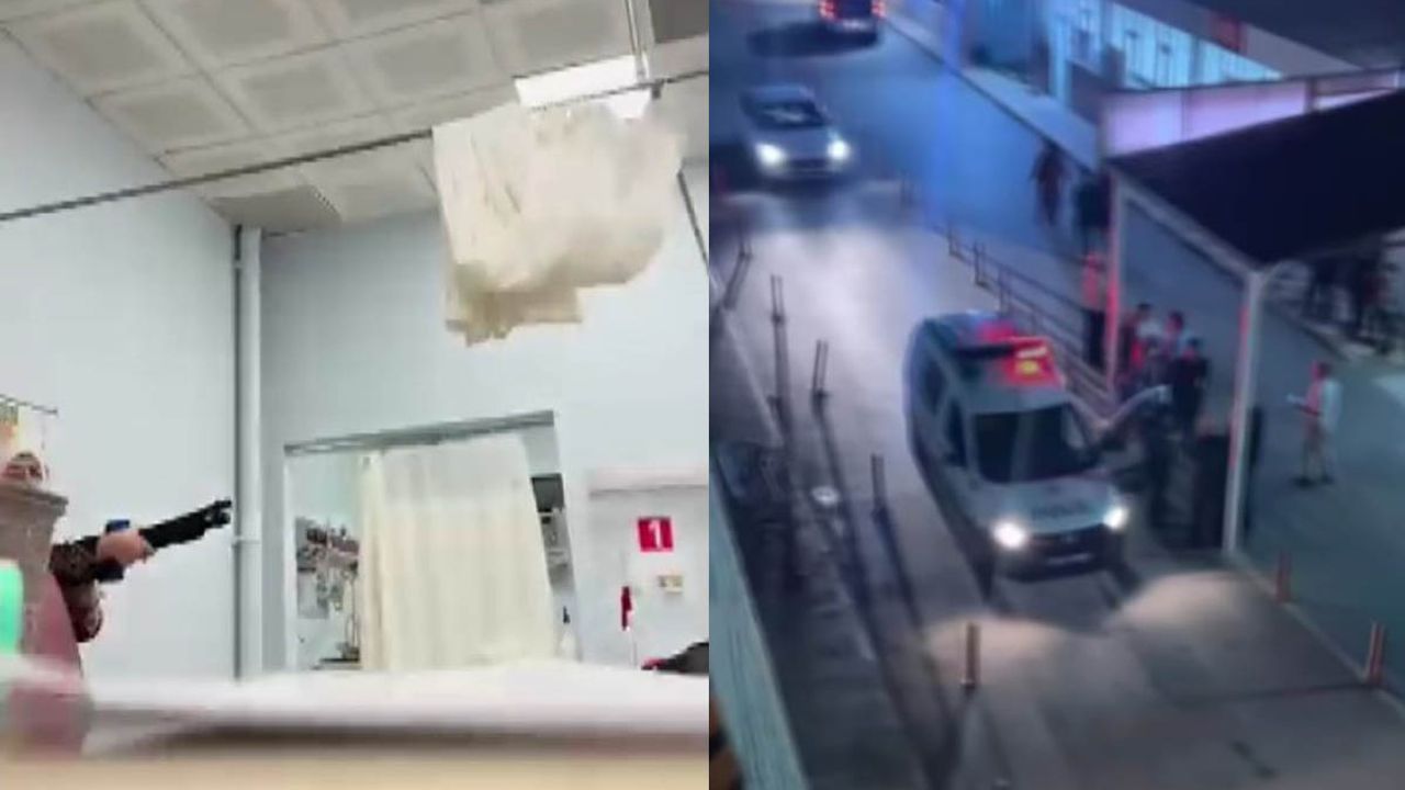Hastanede Akıl Almaz Olay!  Pompalı Tüfekle Rehin Aldı