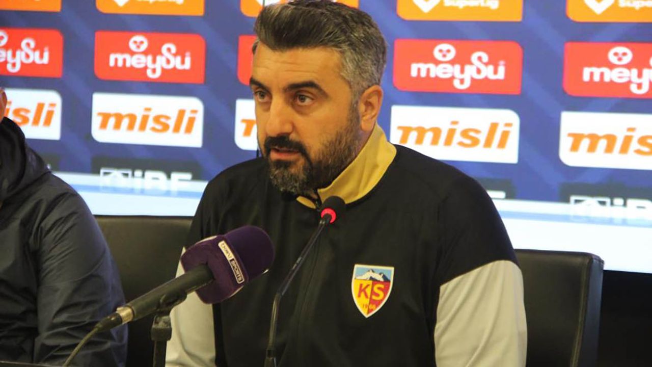 Kayserispor Teknik Direktörü Sinan Kaloğlu maç sonrası neler söyledi?