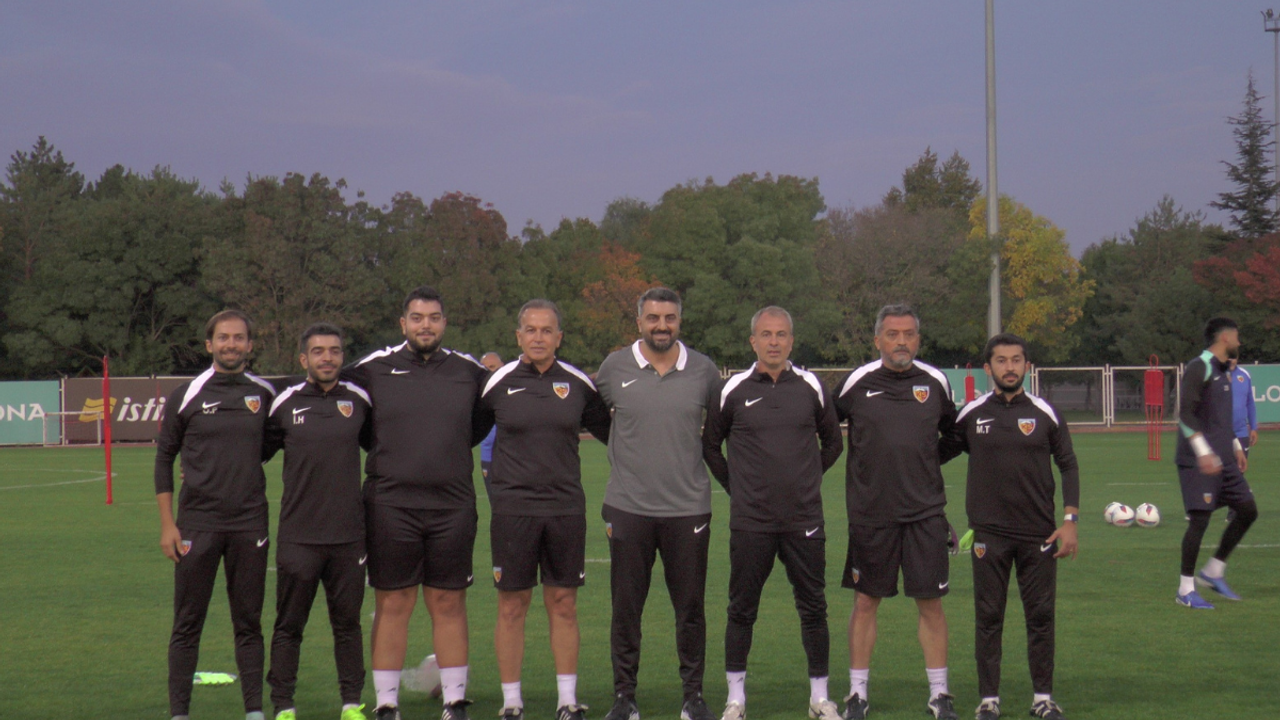 Kayserispor yeni teknik direktörü ile ilk antrenmanına çıktı