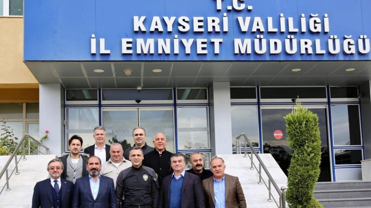 TFF Yönetim Kurulu, İl Emniyet Müdürü Atanur Aydın'ı ziyaret etti