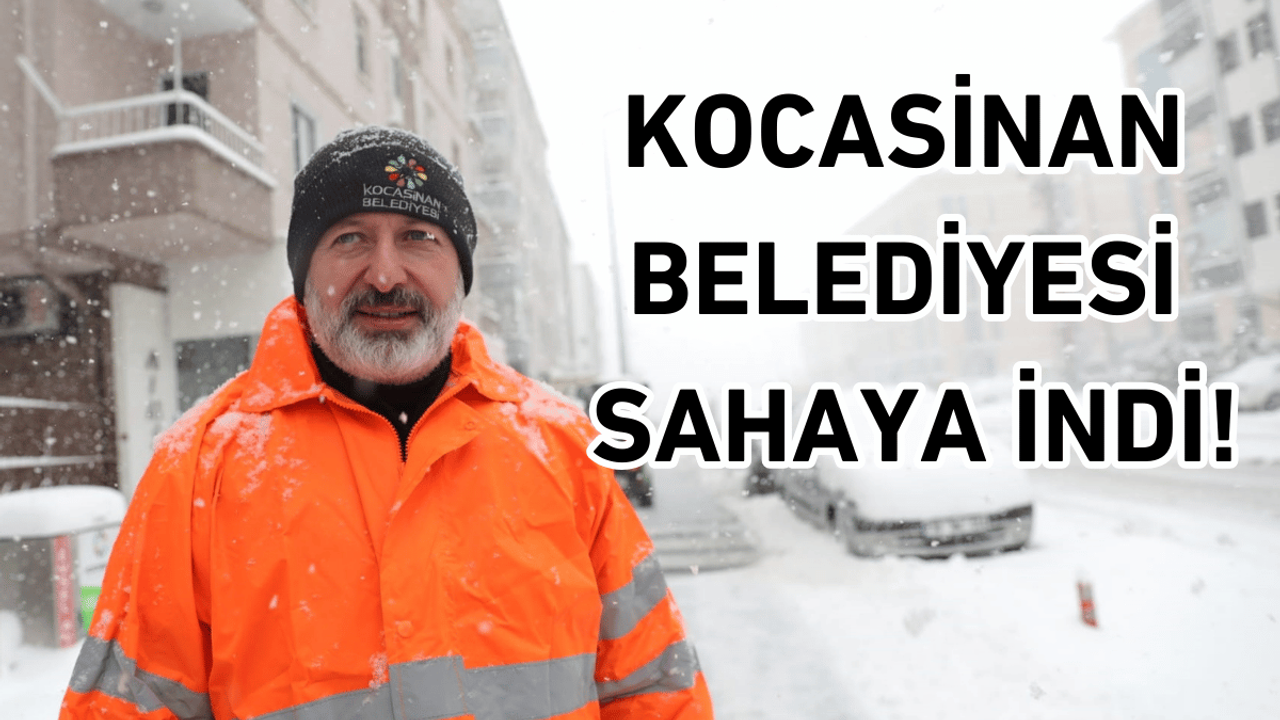 Kocasinan Belediyesi Ekipleri, 24 Saat İş Başında