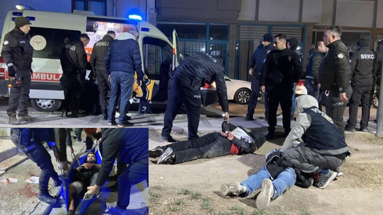 3 kişi bıçaklandı: Şüphelileri film gibi kovalamacayla etkisiz hale getirildi!