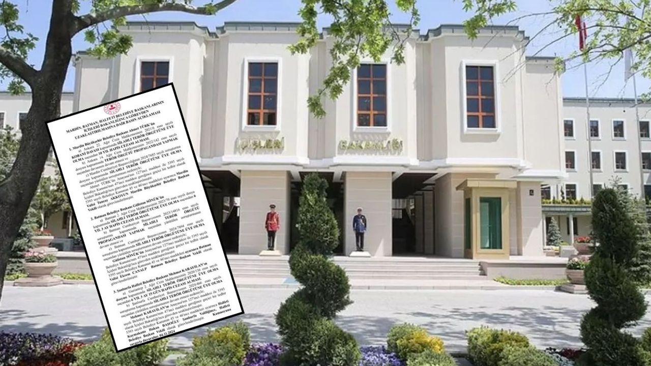 Flaş Gelişme! DEM Partili 3 Belediye'ye kayyım atandı