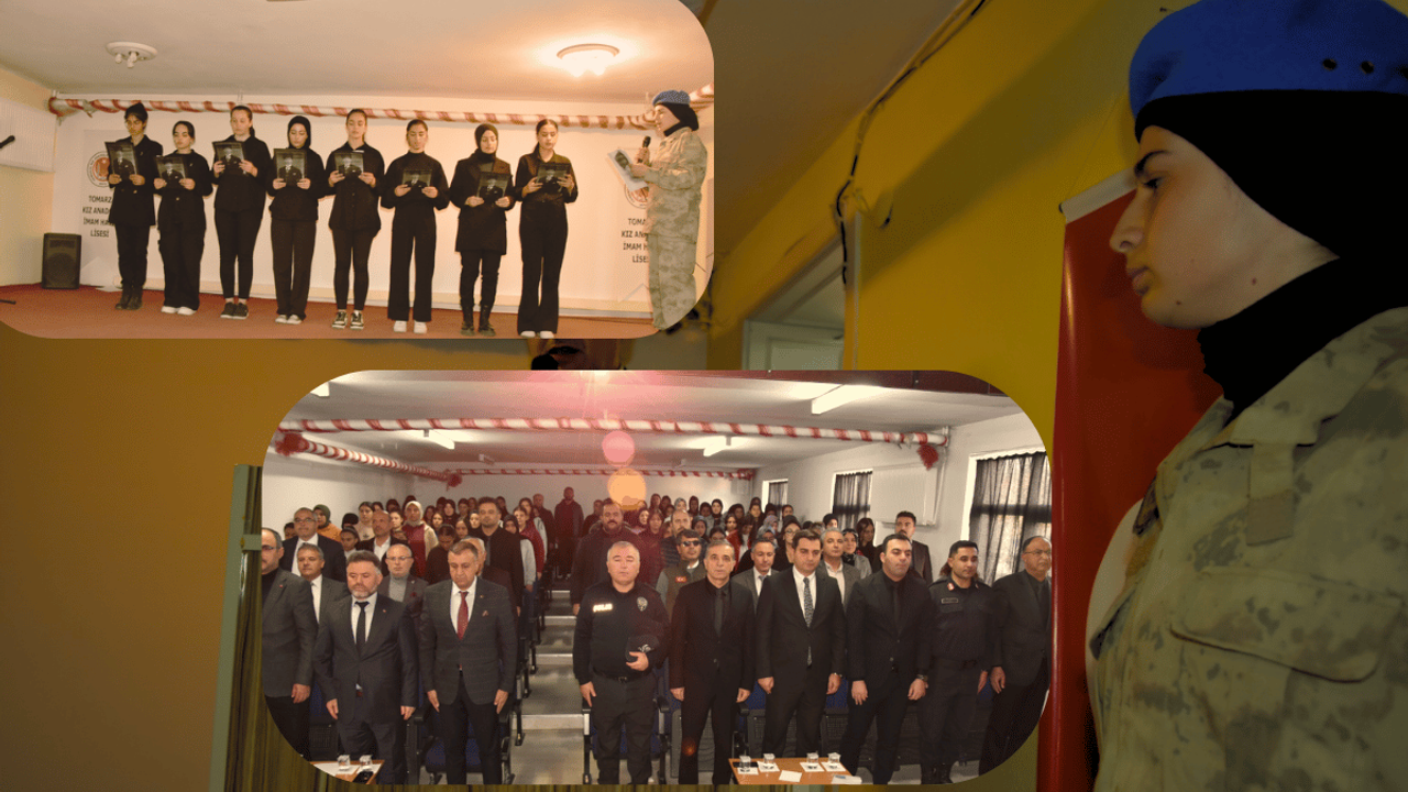 Tomarza Lisesi'nde duygu dolu anlar yaşandı! Alkış sesleri susmadı...