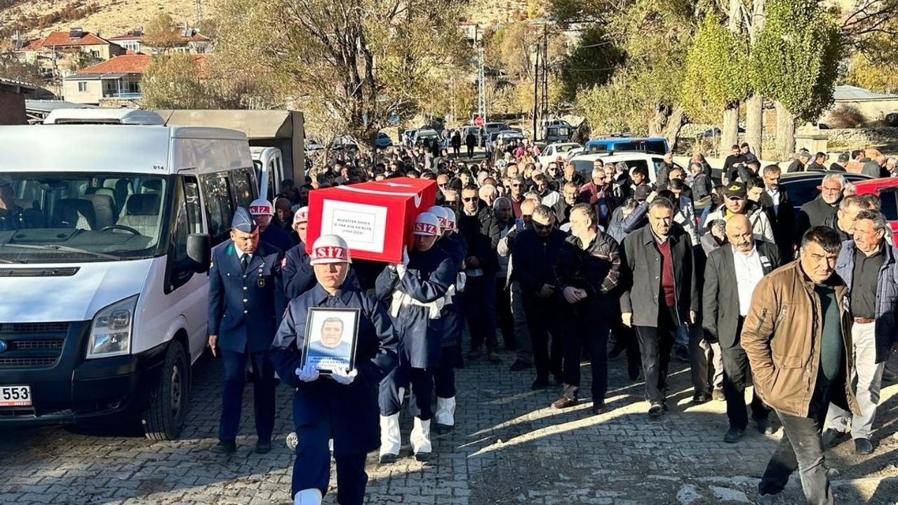 Kayseri'de hayatını kaybeden astsubay defnedildi
