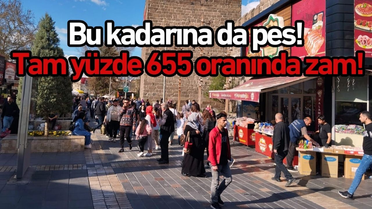 Bu kadarına da pes! Tam yüzde 655 oranında zam!
