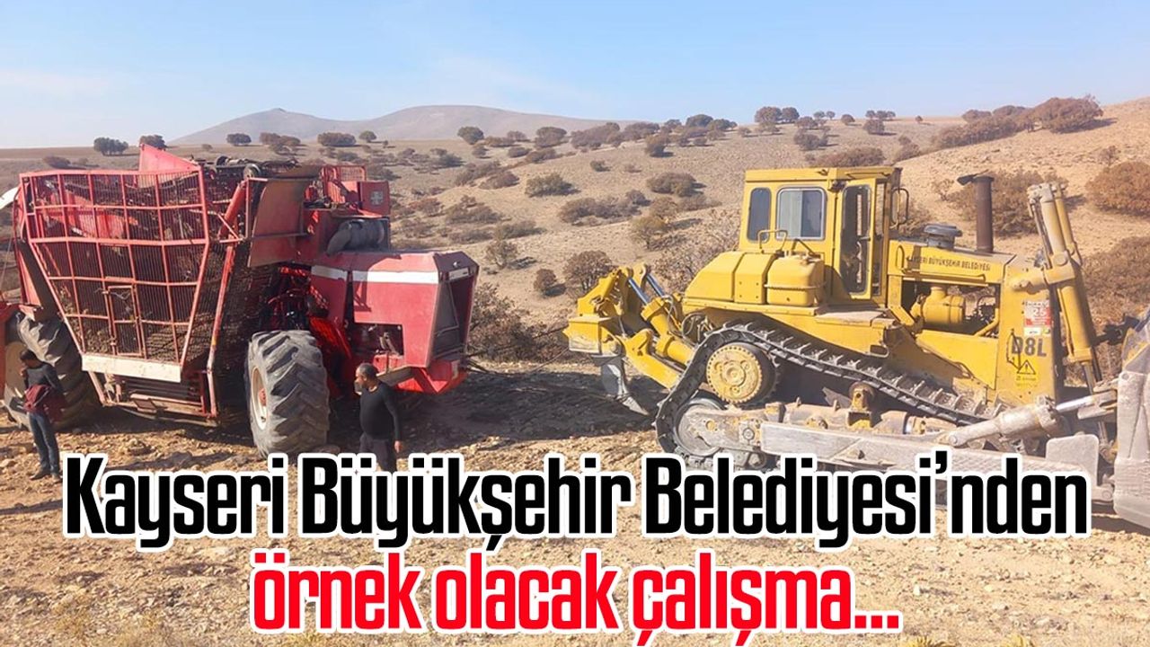 Kayseri Büyükşehir Belediyesi'nden örnek olacak çalışma!