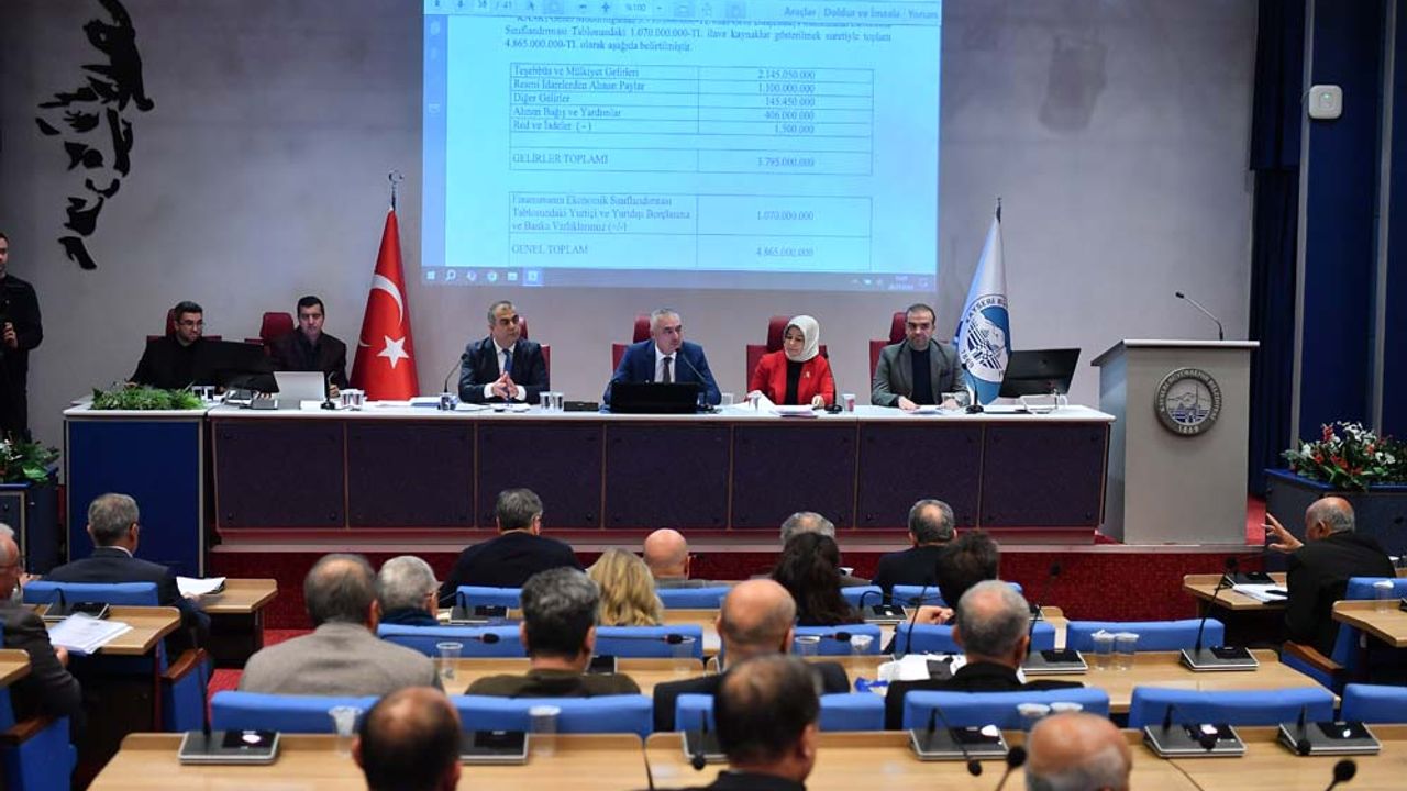 Kayseri Büyükşehir Belediyesi'nin 2025 bütçesi 17 milyar oldu!
