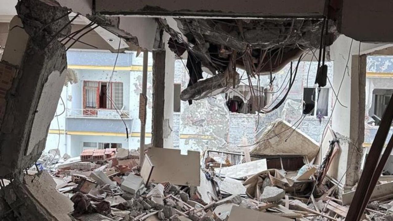 Çorum'da patlamanın yaşandığı evin görüntüleri ortaya çıktı!