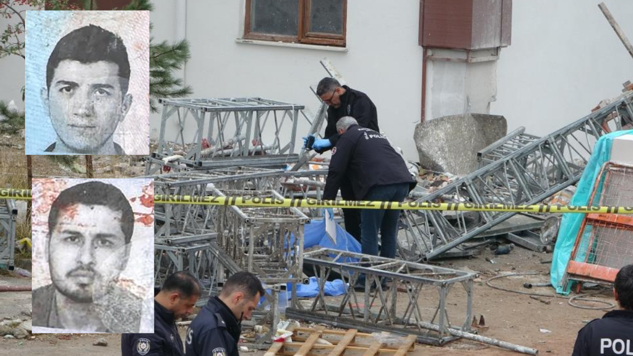 Tadilat yapılan binada iskele çöktü: 2 ölü