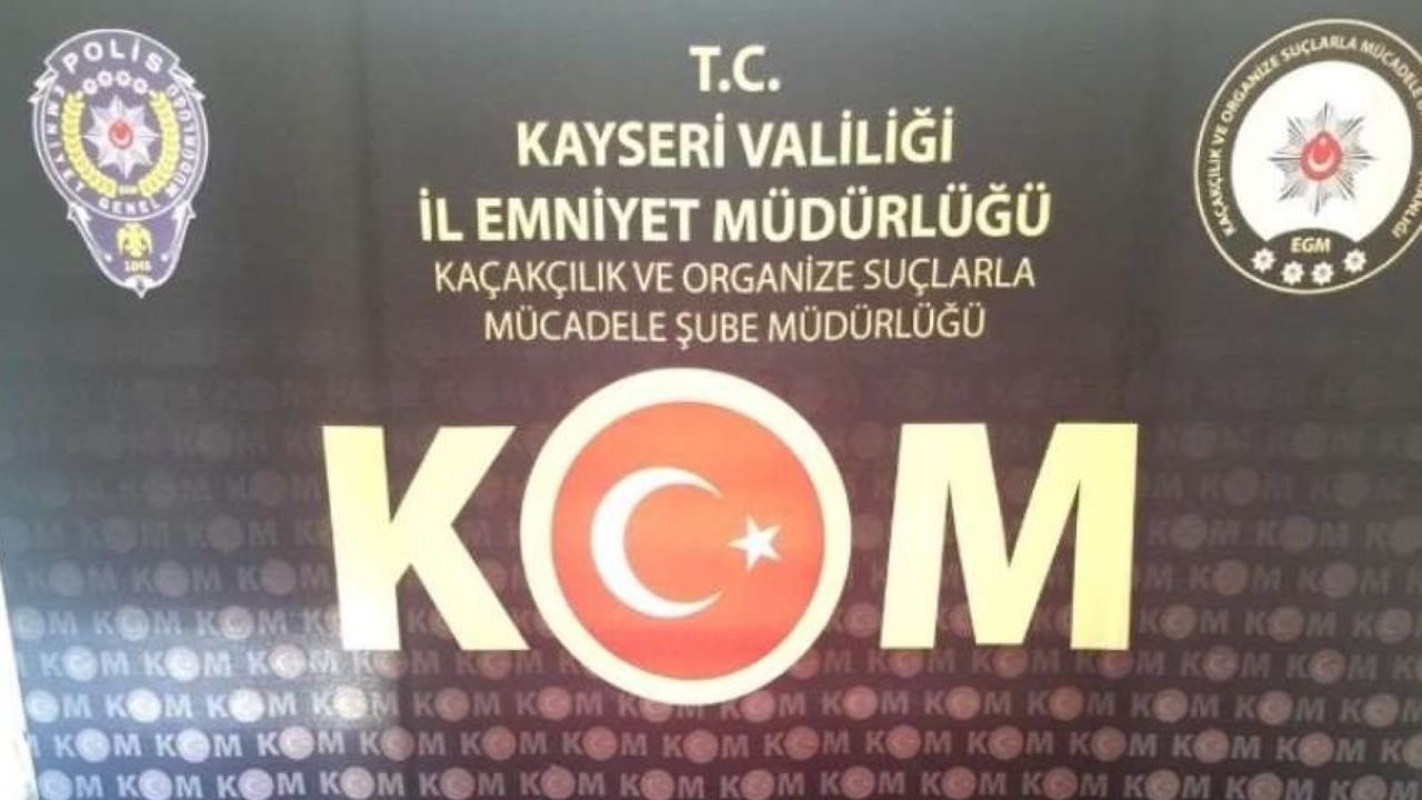 Kayseri’de kaçakçılık yapan 2 şahıs yakalandı!