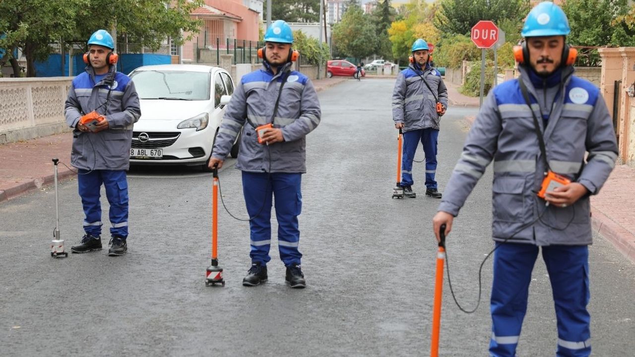 KASKİ kaçakla mücadele ediyor