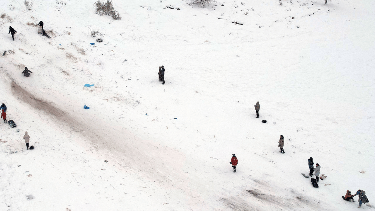 İkinci Erciyes Dağı'nda kayak sezonu açıldı!