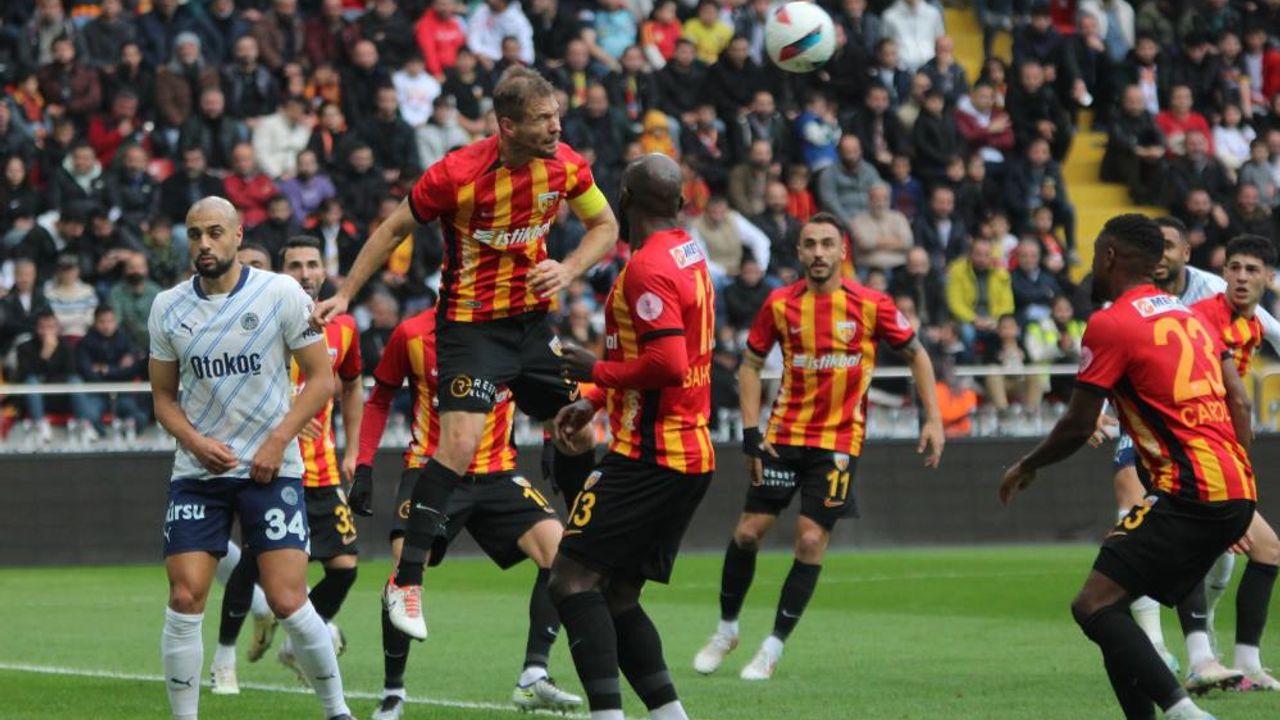 Kayserispor maçında 6. gol haberi geldi