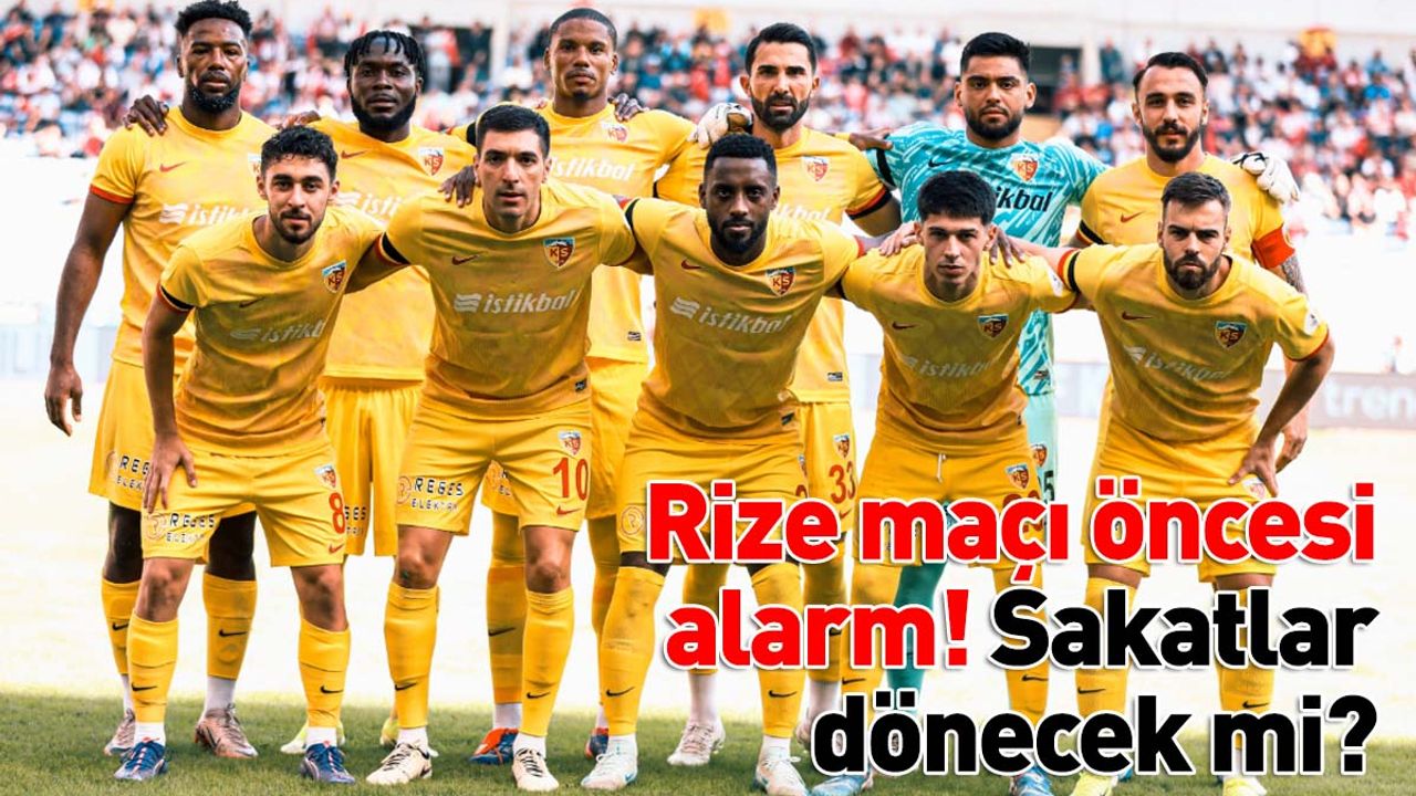 Kayserispor’da sıkıntılar bitmiyor! Yine yok, yine yok!